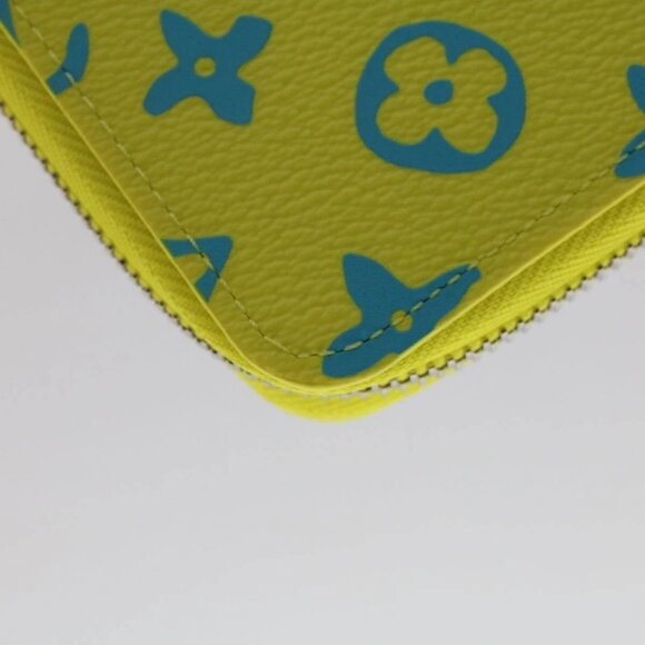 LOUIS VUITTON Playground Zippy Wallet Vertical Wallet Yellow M82005 Auth 48507SM - Picture 4 of 16
